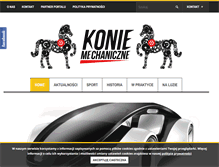 Tablet Screenshot of koniemechaniczne.com